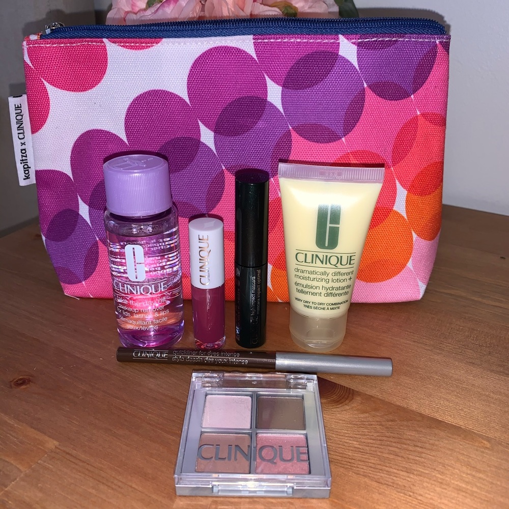 Clinique x Kapitza Deluxe Sample Set and Bag